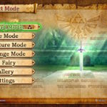 The Main Menu of Hyrule Warriors