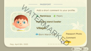 The Passport app of the NookPhone.