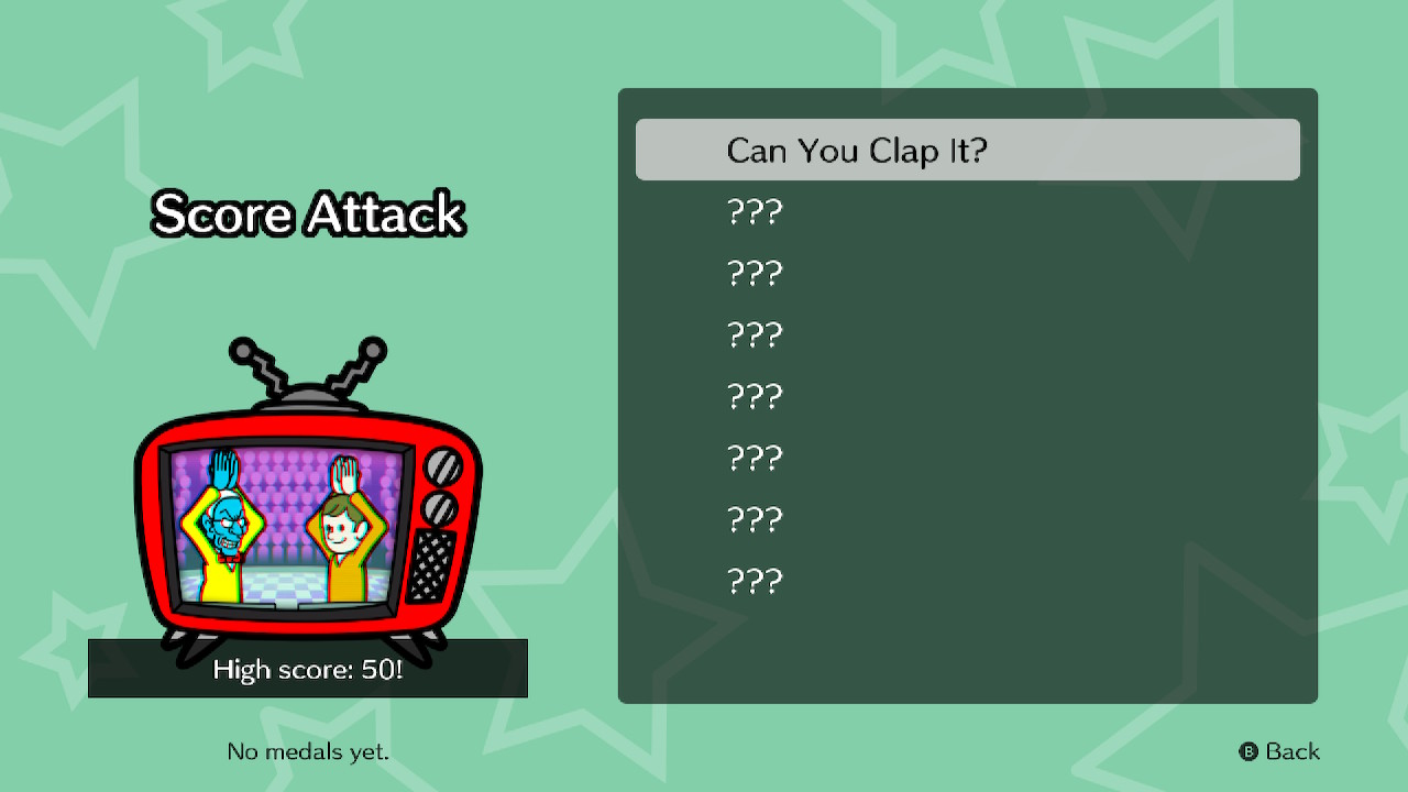 The score attack mode is one of the game's secret modes, unlockable through normal progression.