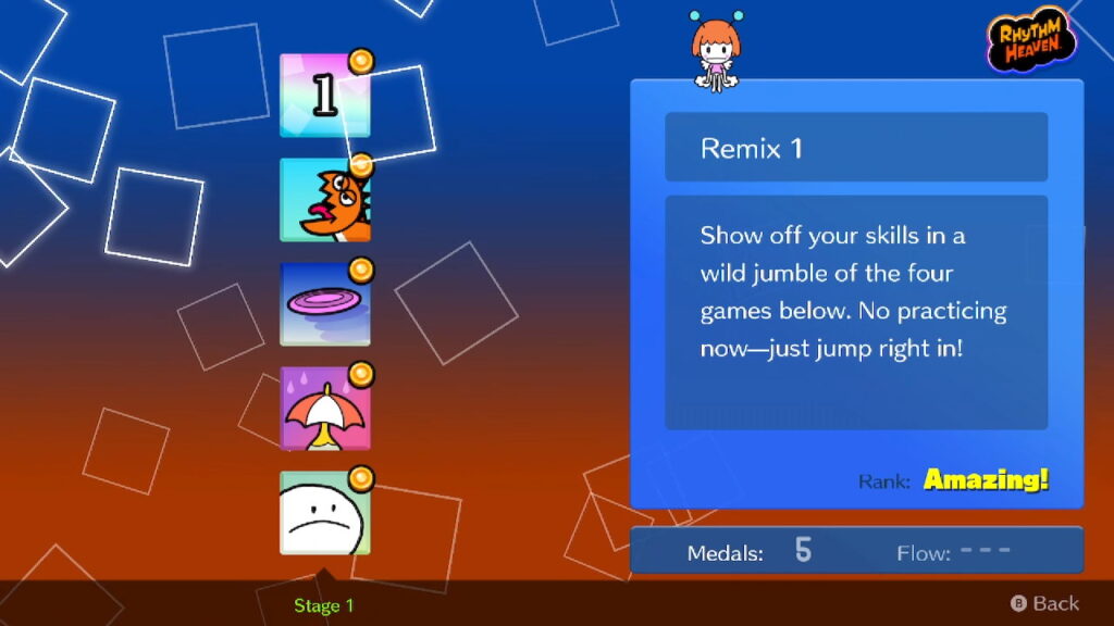 The solo campaign menu in the process of adding additional columns of bonuses and games to play.